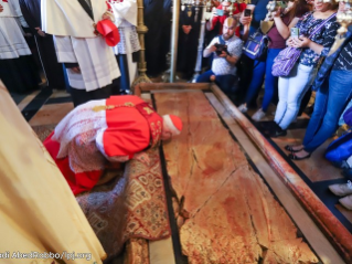 The Grand Master made his solemn entrance into the Holy Sepulchre in Jerusalem